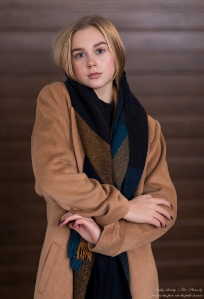 Emilia - a 15-year-old natural blonde Catholic girl photographed in November 2020 by Serhiy Lvivsky, picture 17