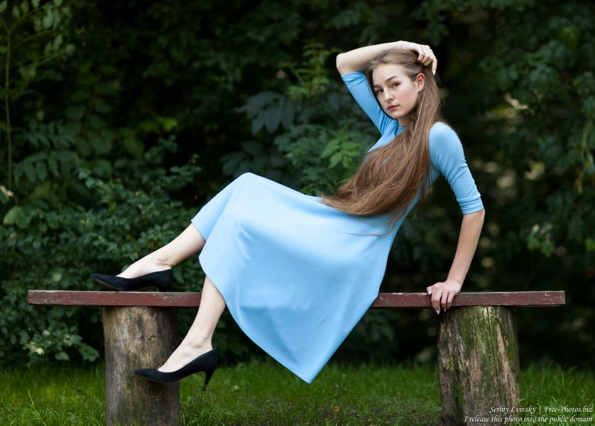 Justyna - a 16-year-old fair-haired girl photographed in June 2018 by Serhiy Lvivsky, picture 12