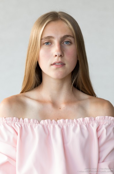 Katia - a 16-year-old natural blonde girl with blue eyes photographed in June 2019 by Serhiy Lvivsky, picture 2