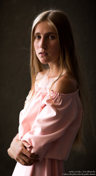 Katia - a 16-year-old natural blonde girl with blue eyes photographed in June 2019 by Serhiy Lvivsky, picture 7