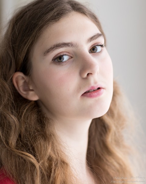 Kornelia - a 15-year-old girl with curly hair photographed in March 2023 by Serhiy Lvivsky, picture 26
