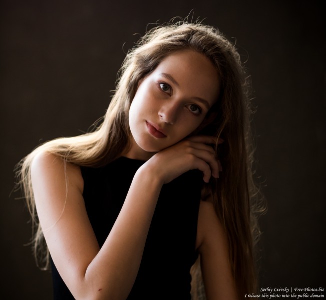 Nastia - a 16-year-old girl with natural fair hair photographed in June 2019 by Serhiy Lvivsky, picture 29