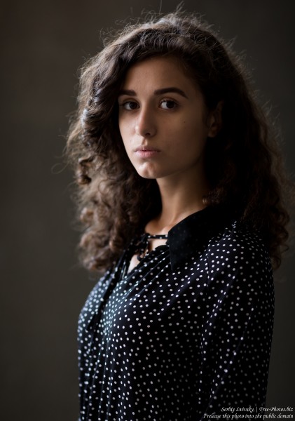 Sophia - a 15-year-old curly brunette girl photographed in July 2019 by Serhiy Lvivsky, picture 3