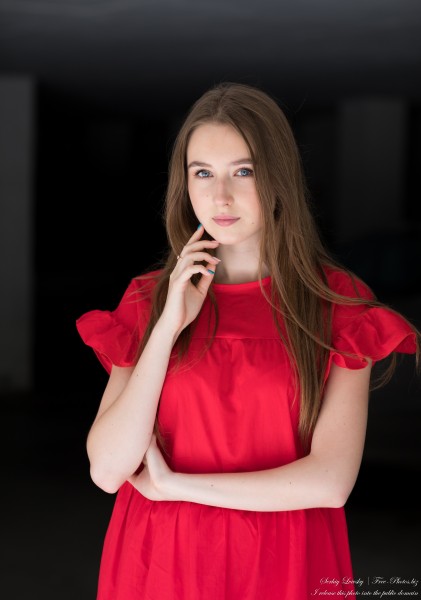 Vika - an 18-year-old girl with blue eyes and natural fair hair - photographed by Serhiy Lvivsky in July 2020, picture 17