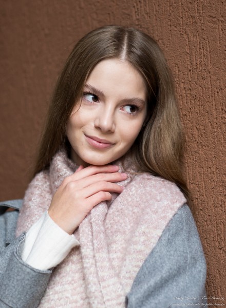 Vika - an 18-year-old God's creation with natural fair hair, photographed by Serhiy Lvivsky in November 2022, picture 6