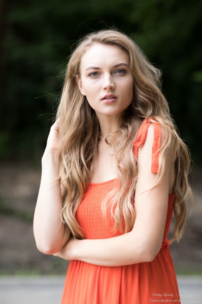 Yaryna - a 22-year-old natural blonde Catholic girl photographed by Serhiy Lvivsky in July 2020, picture 10