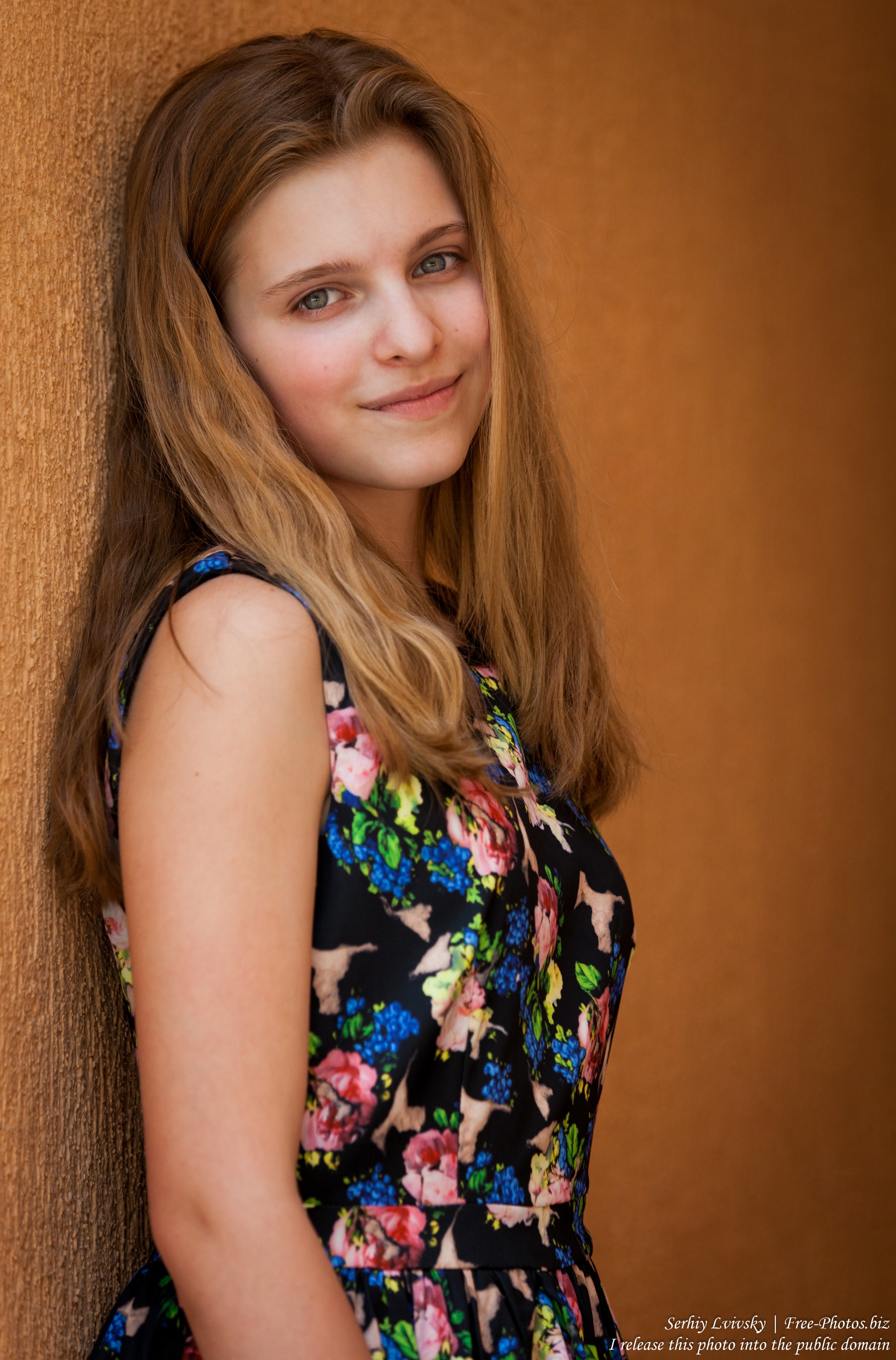 a 14-year-old blond Roman-Catholic girl photographed in July 2015, picture 21