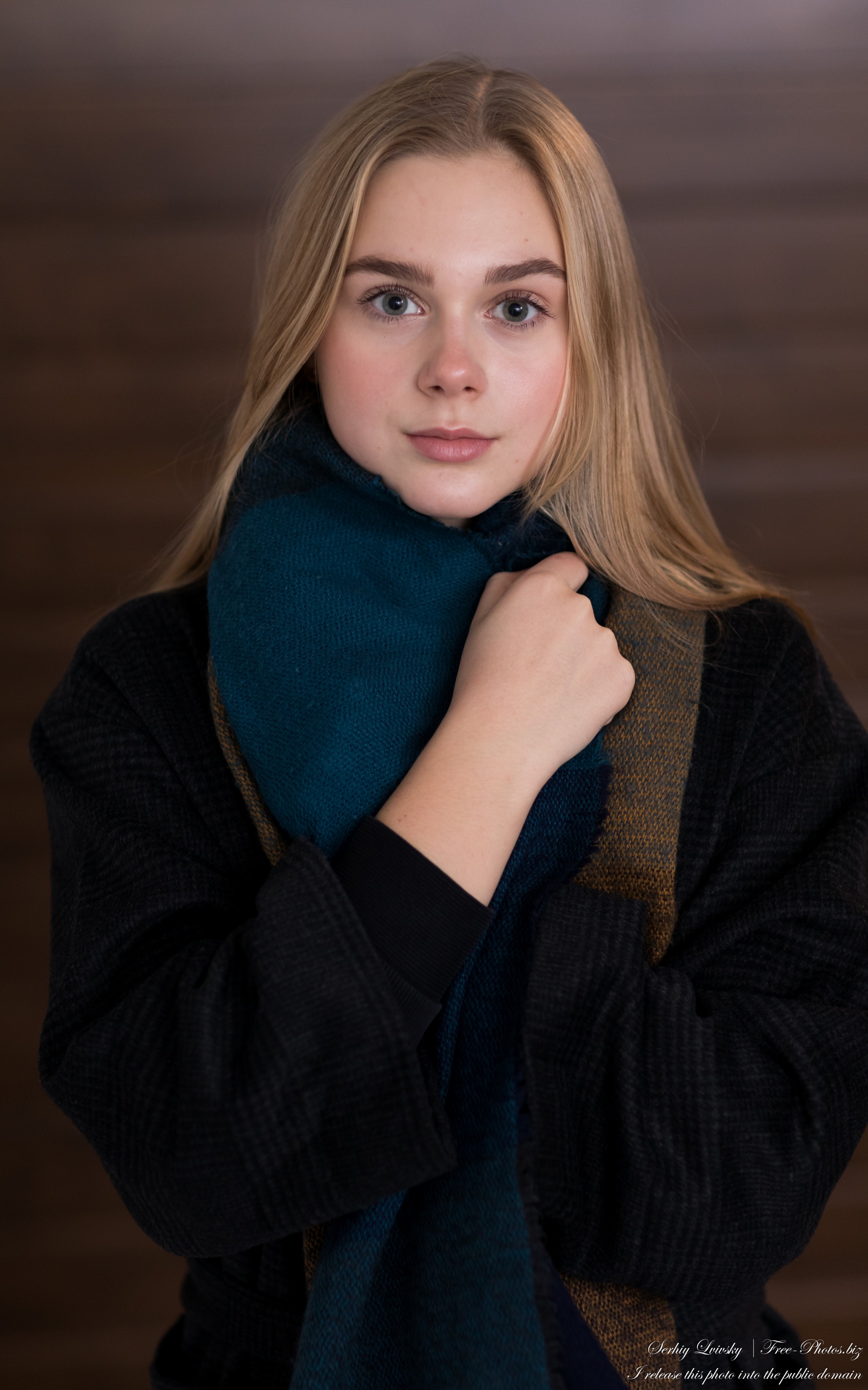 Emilia - a 15-year-old natural blonde Catholic girl photographed in November 2020 by Serhiy Lvivsky, picture 15