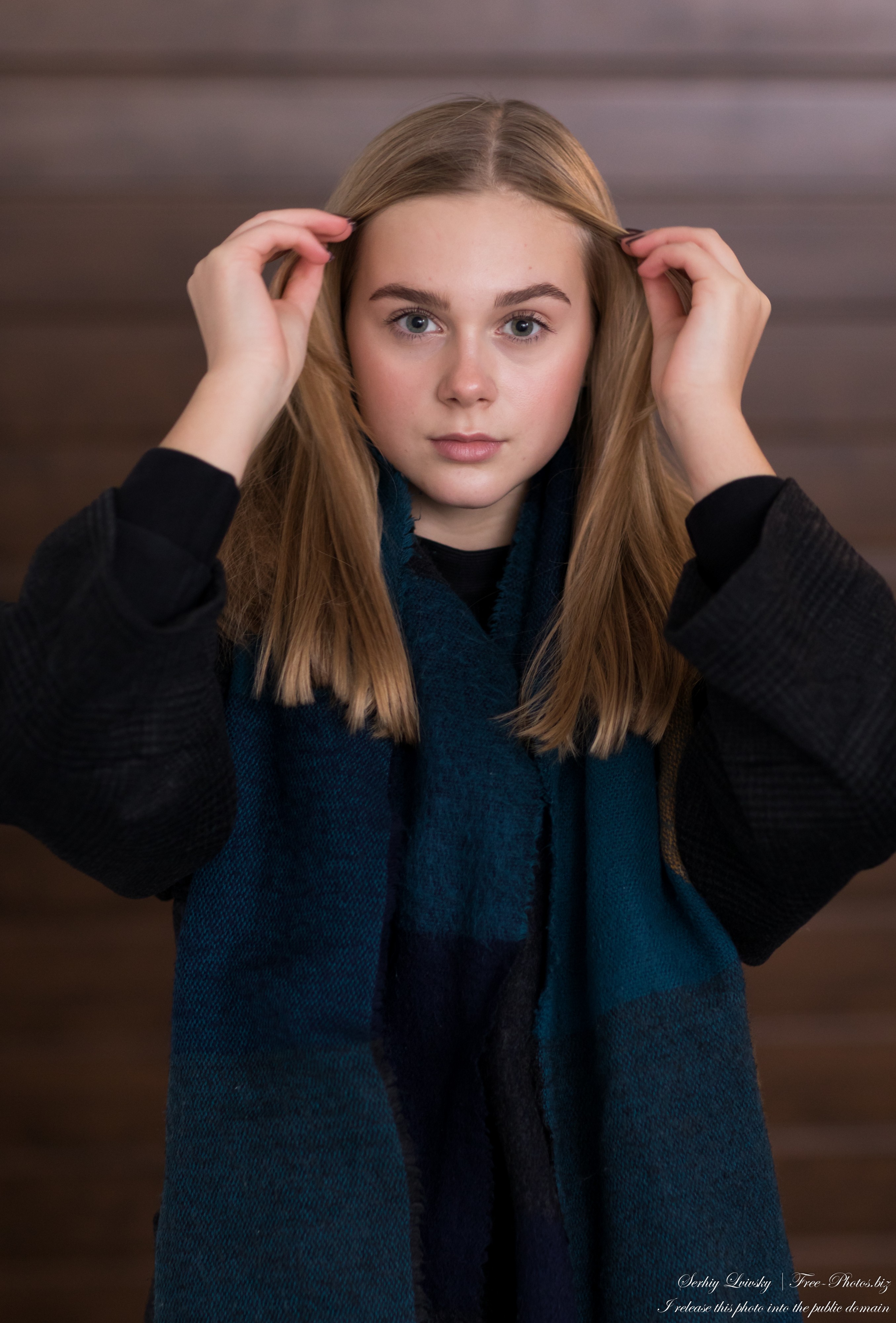 Emilia - a 15-year-old natural blonde Catholic girl photographed in November 2020 by Serhiy Lvivsky, picture 16
