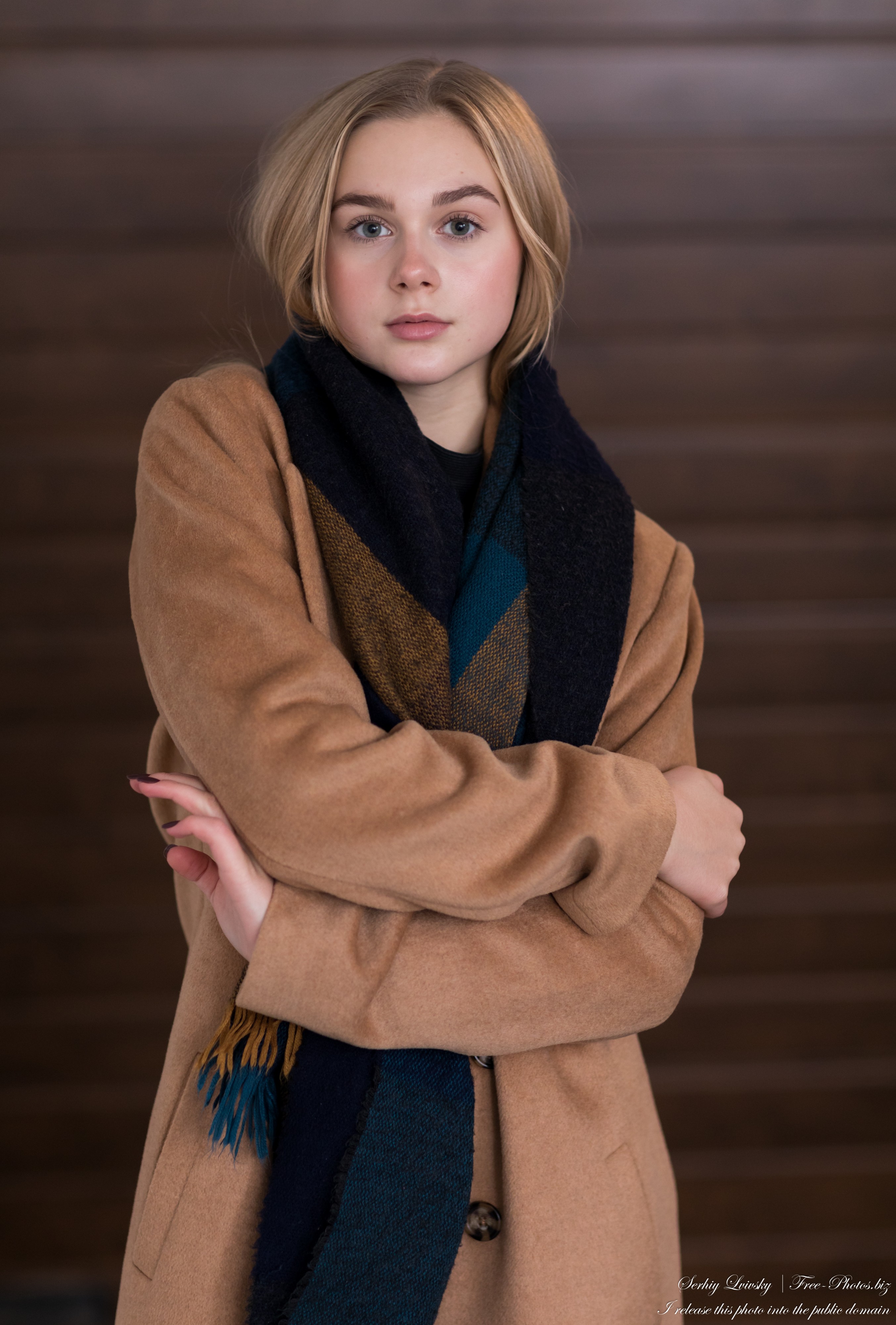 Emilia - a 15-year-old natural blonde Catholic girl photographed in November 2020 by Serhiy Lvivsky, picture 18