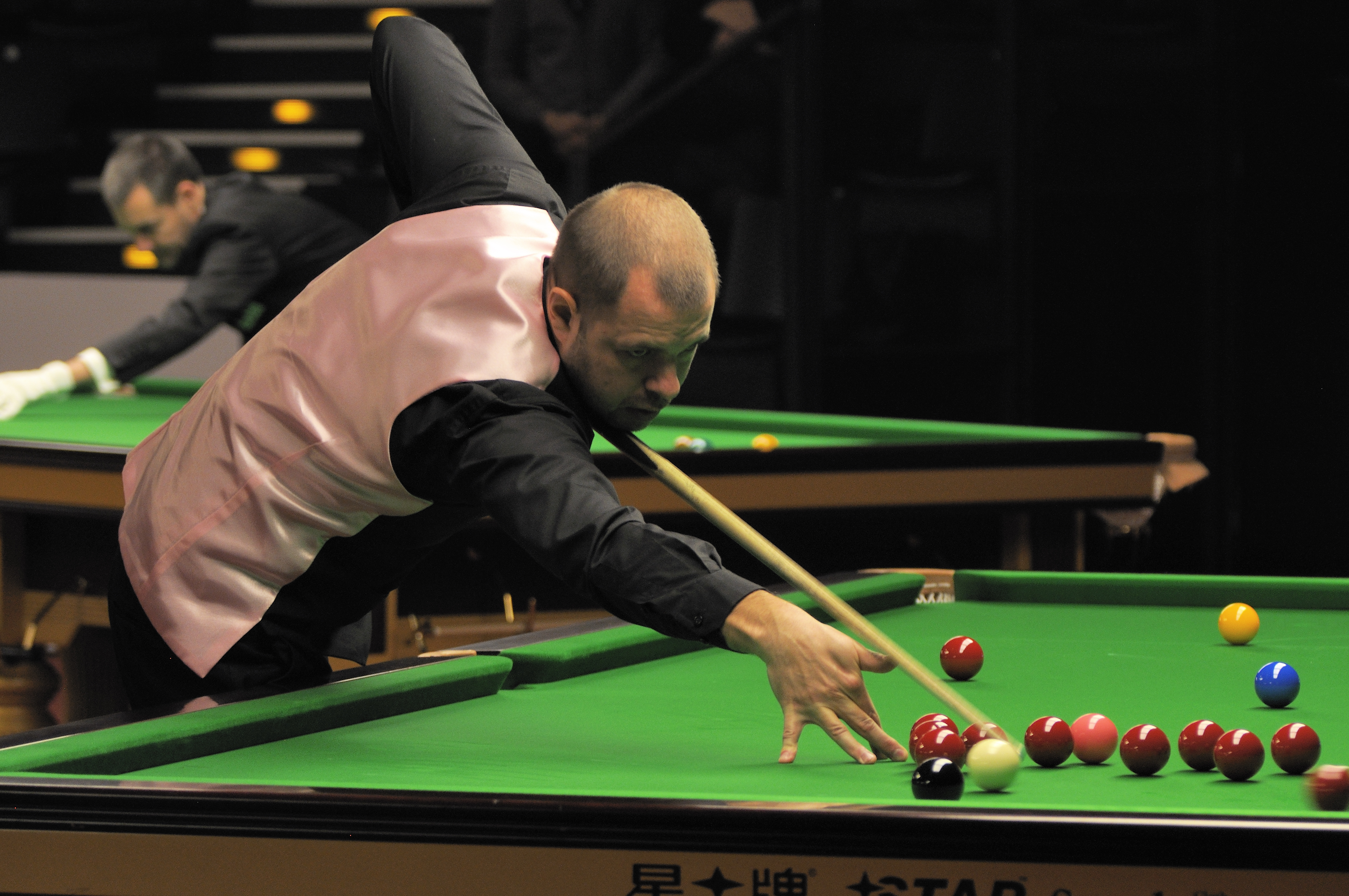 Barry Hawkins at Snooker German Masters (Martin Rulsch) 2014-01-29 01