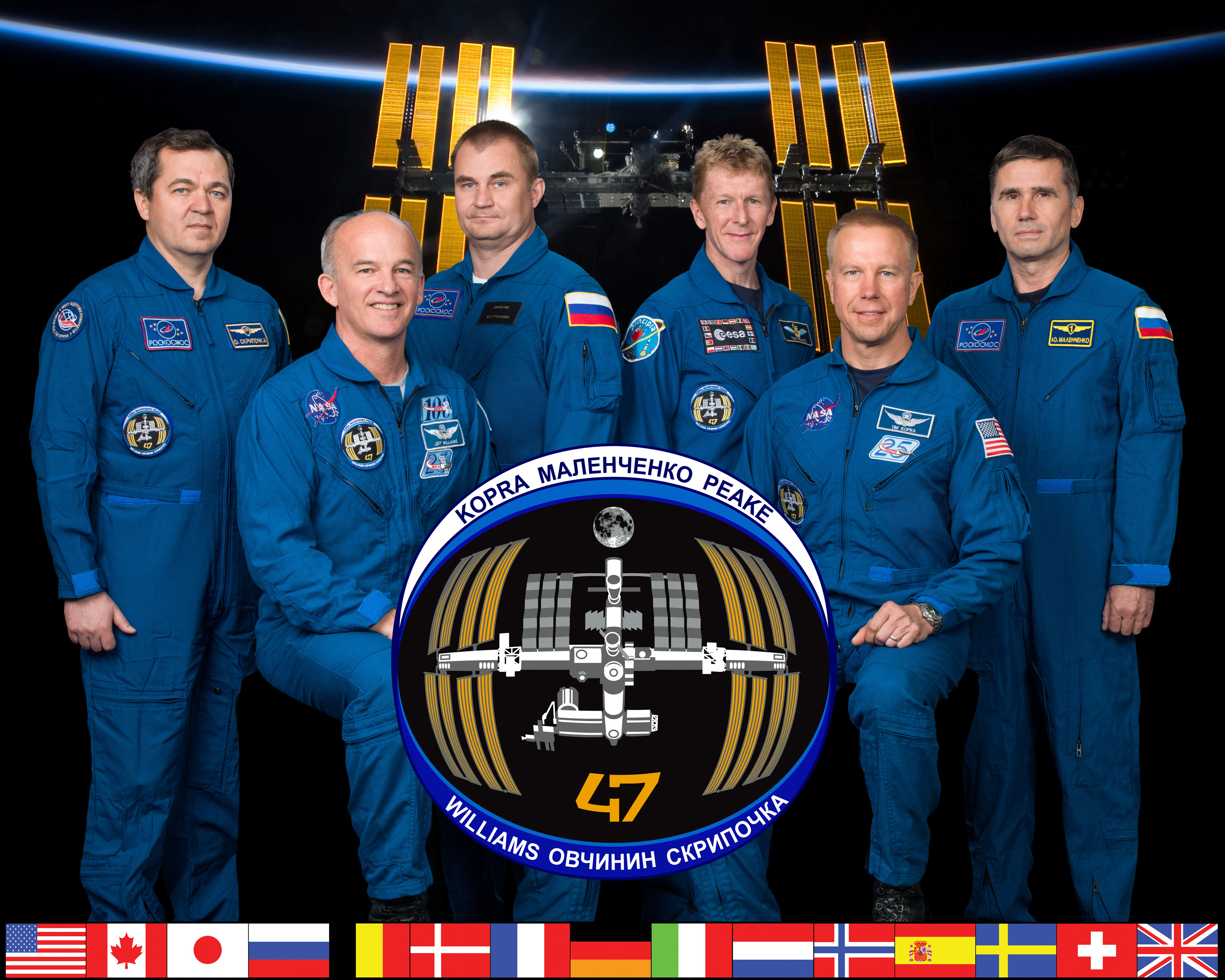 Expedition 47 crew portrait