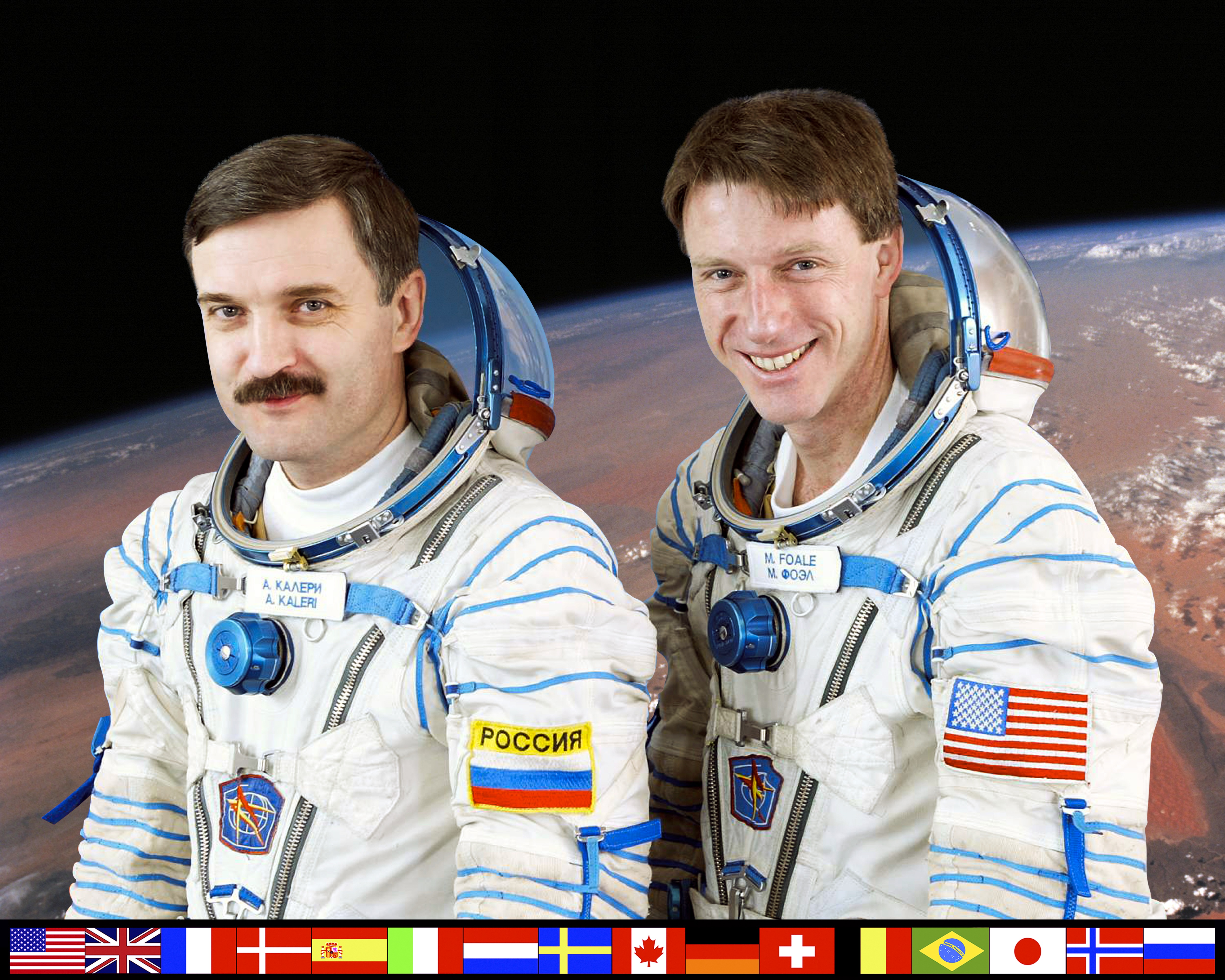 ISS Expedition 8 crew
