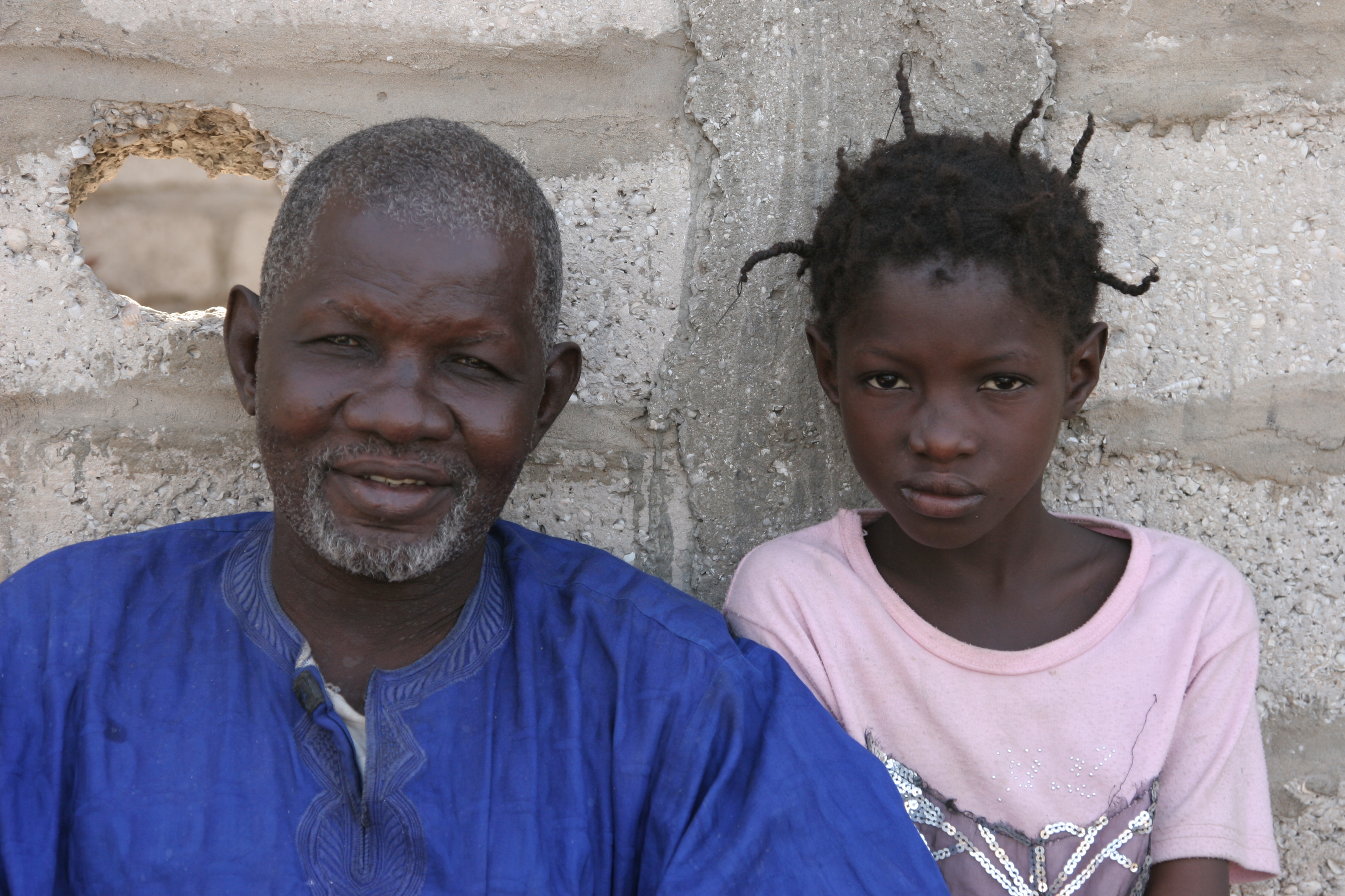 Mauritania father and daughter