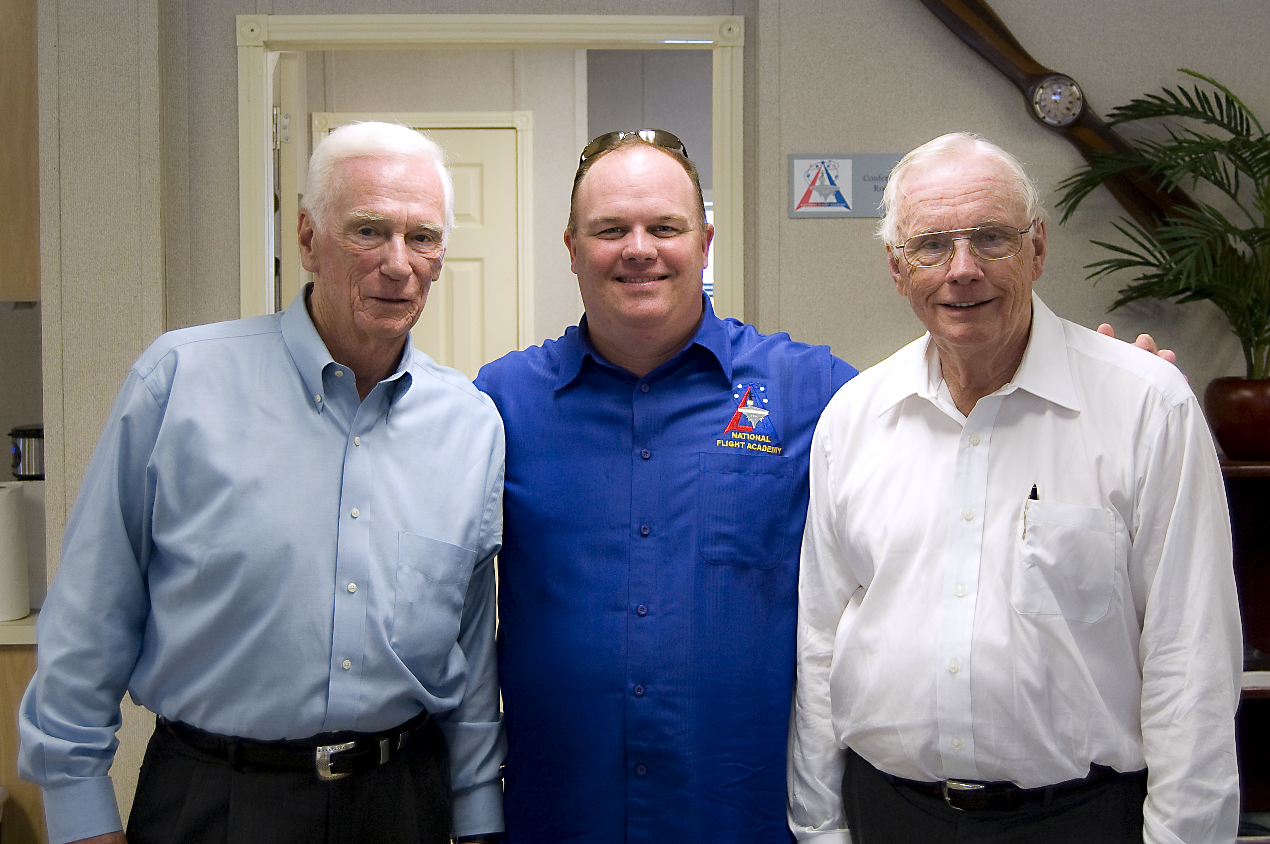 National Flight Academy 2010, Chip with Gene Cernan and Neil Armstrong