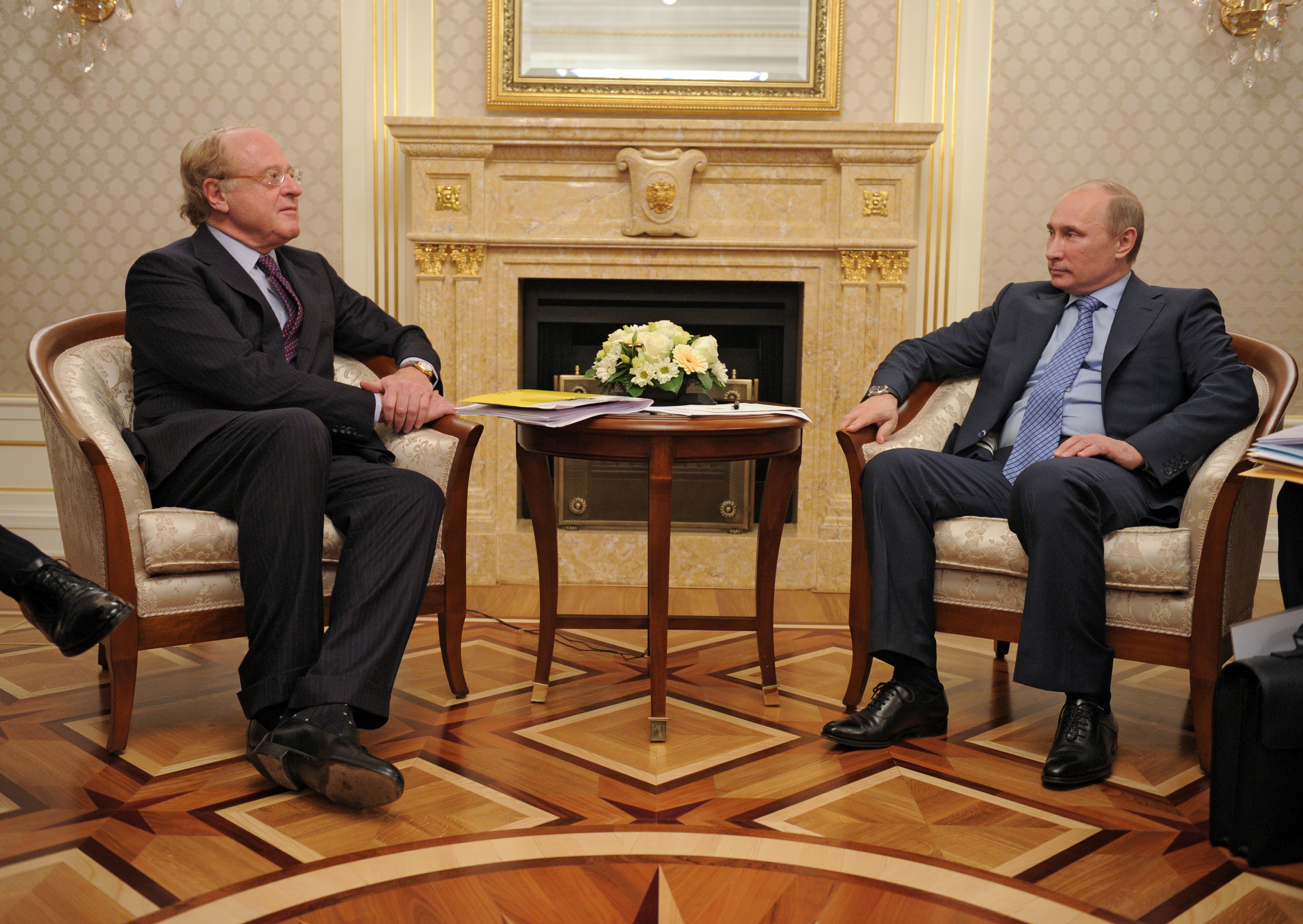 Paolo Scaroni and Vladimir Putin, April 2012-2