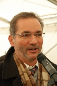 Grundsteinlegung Schiffshebewerk Niederfinow Nord