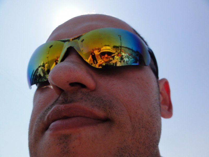 a man in sunglasses in Venice, Italy, picture 1