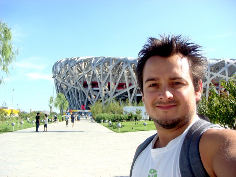 Andy Miah @ Beijing 2008 Olympic Green (2810555646)