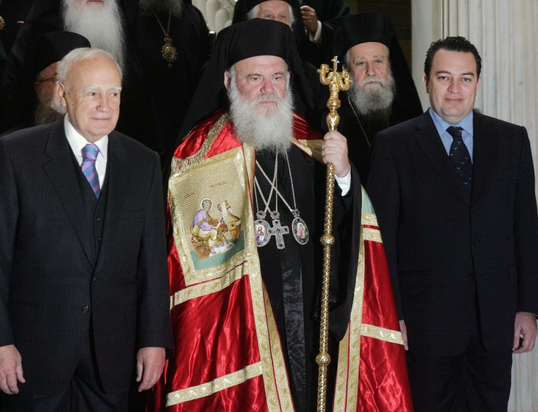 Declaration ceremony of the Archbishop Ieronymos II of Athens