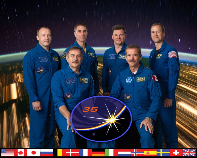Expedition 35 crew portrait