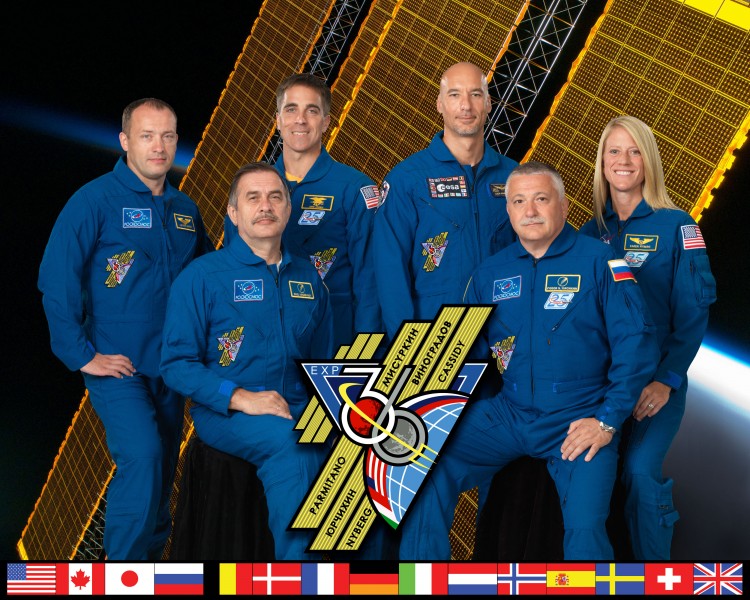 Expedition 36 crew portrait