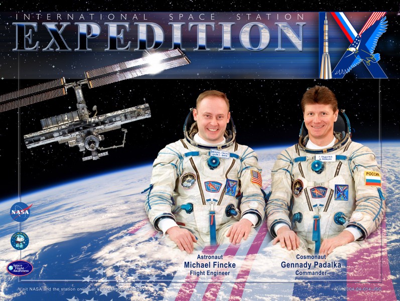 Expedition 9 crew poster