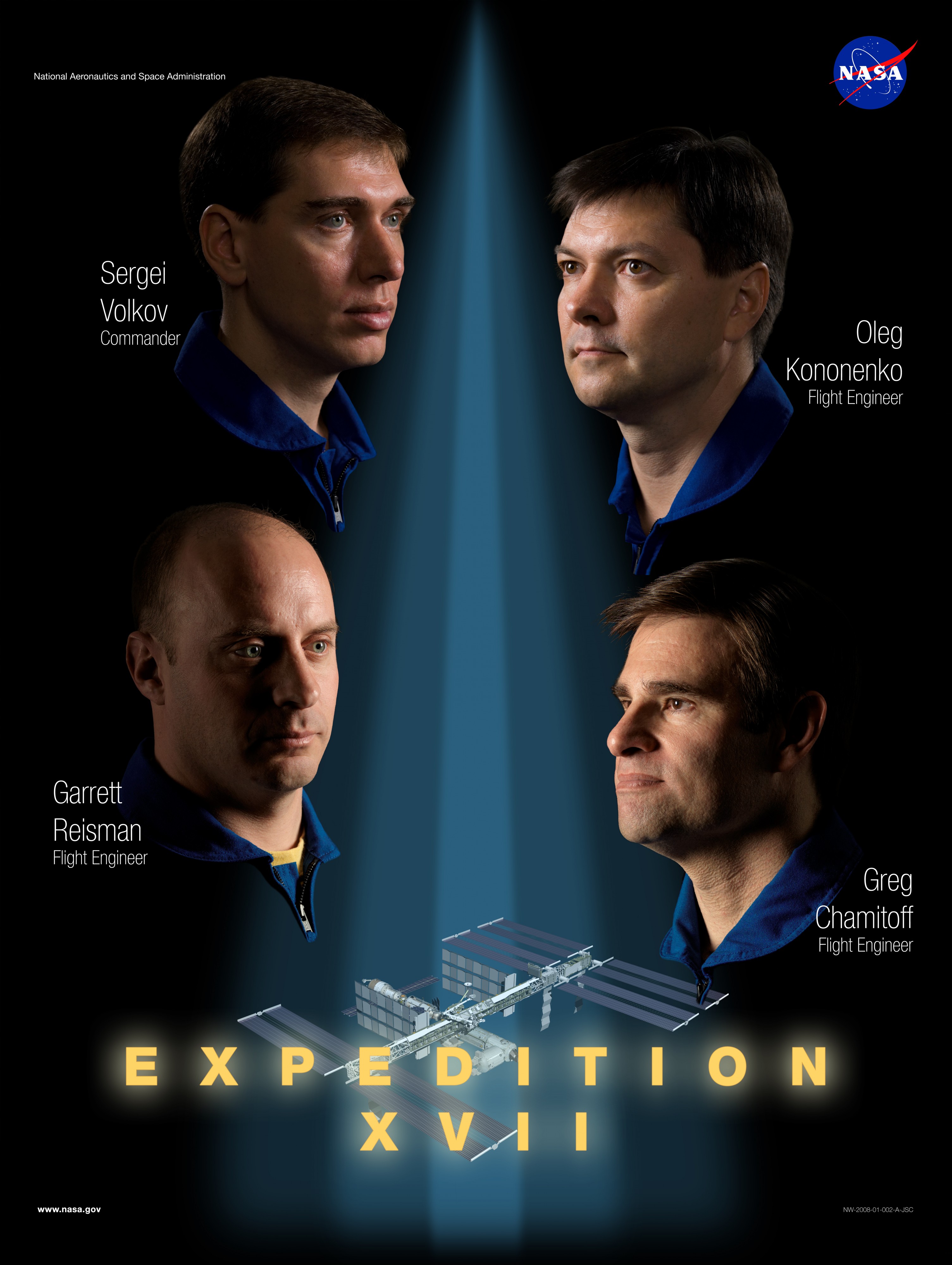 Expedition 17 crew poster