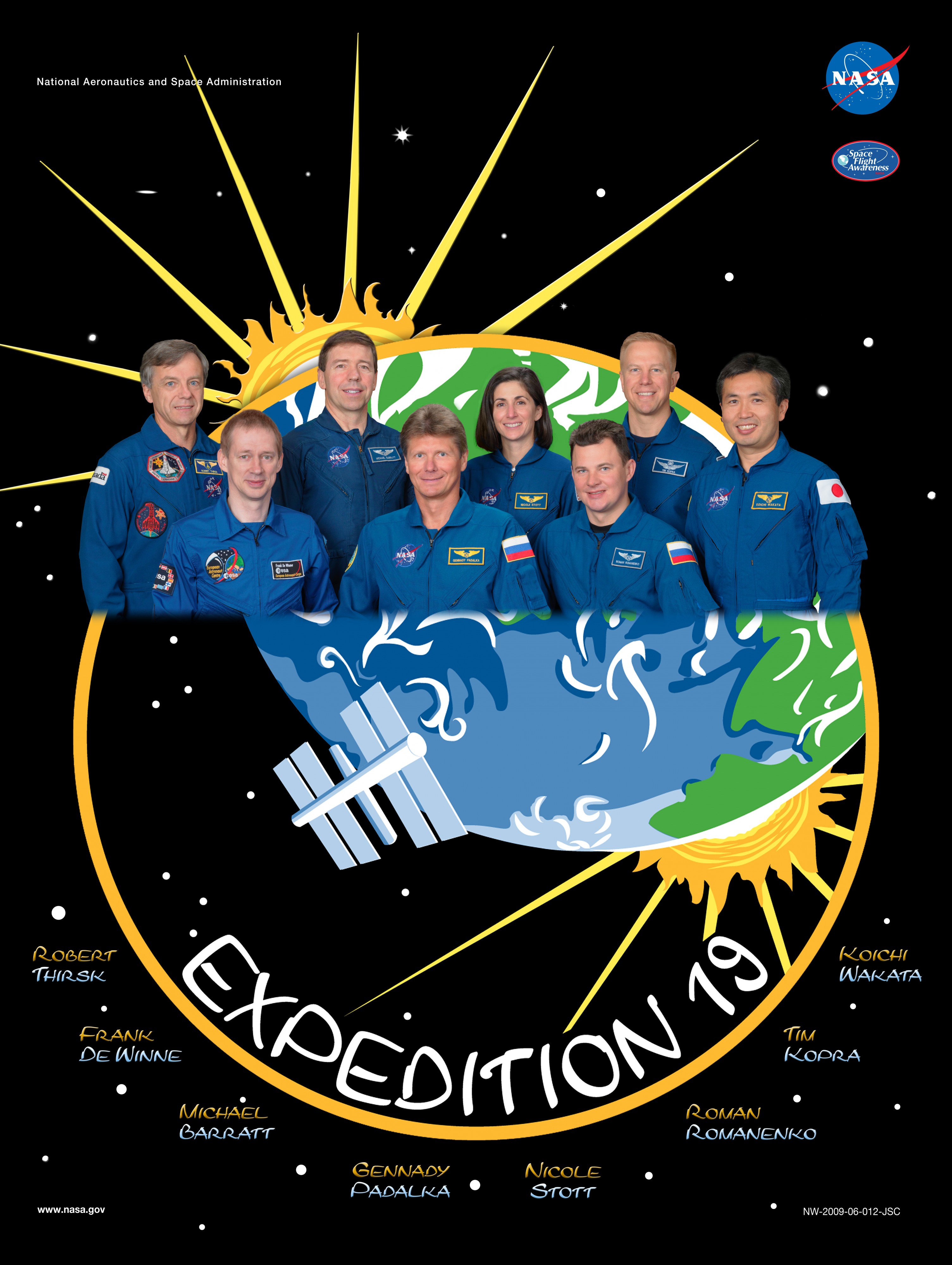 Expedition 19 crew poster