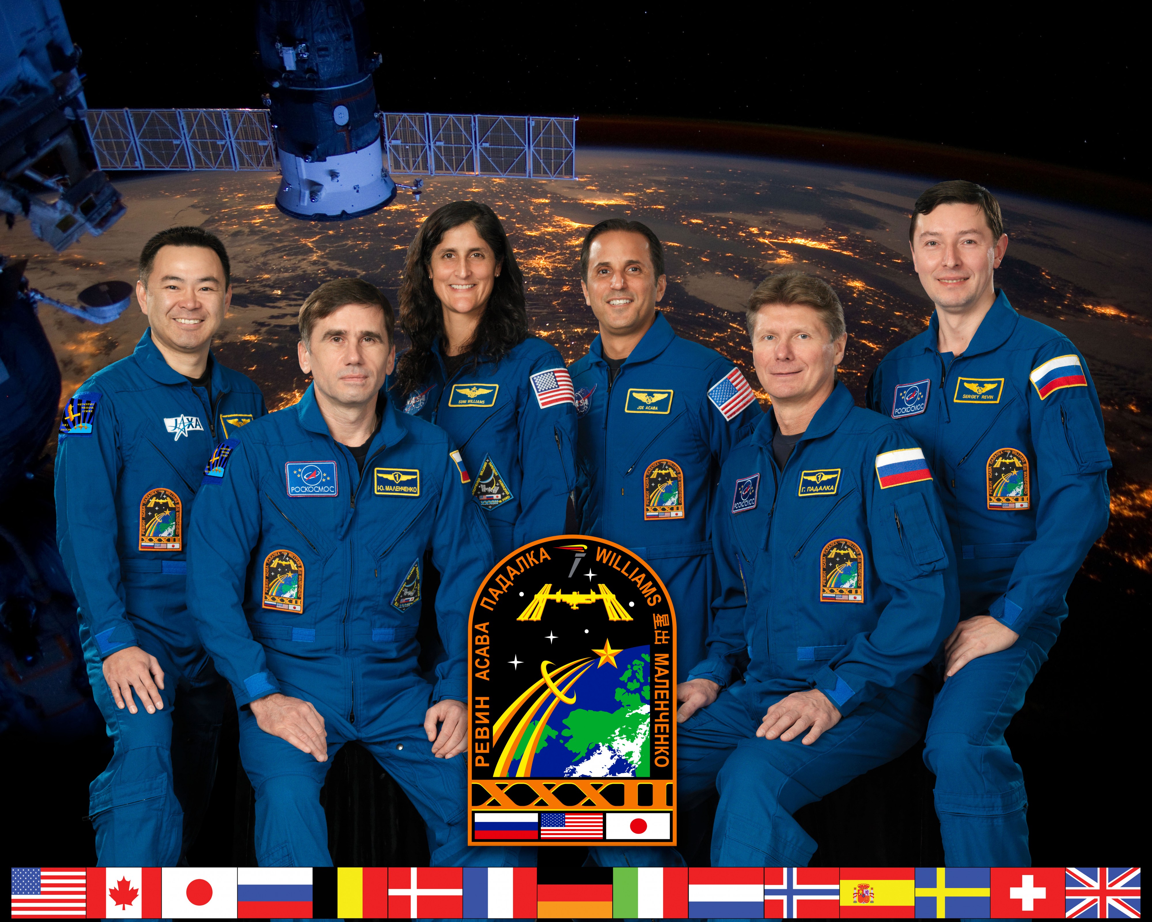 Expedition 32 crew portrait