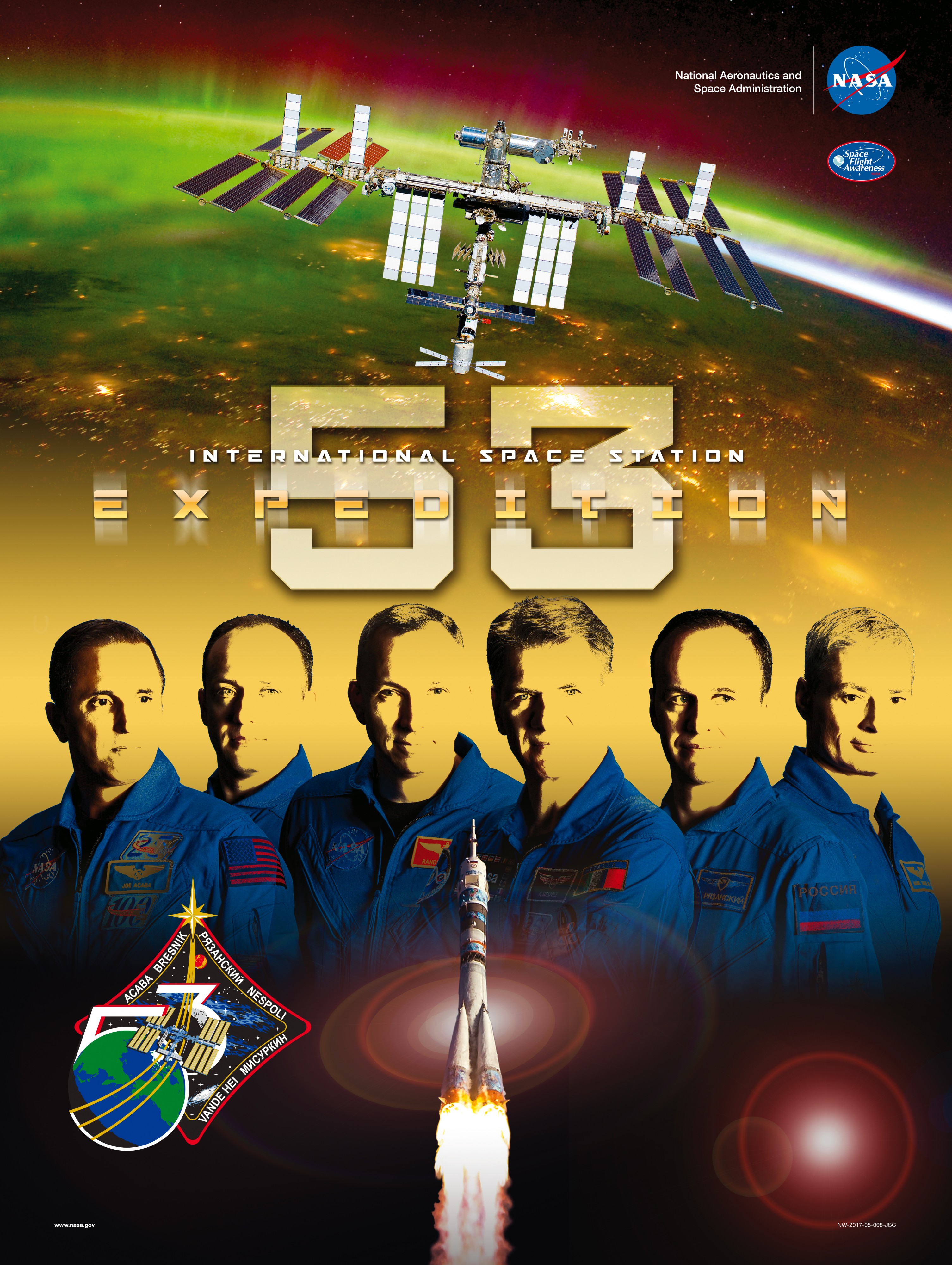 Expedition 53 crew poster