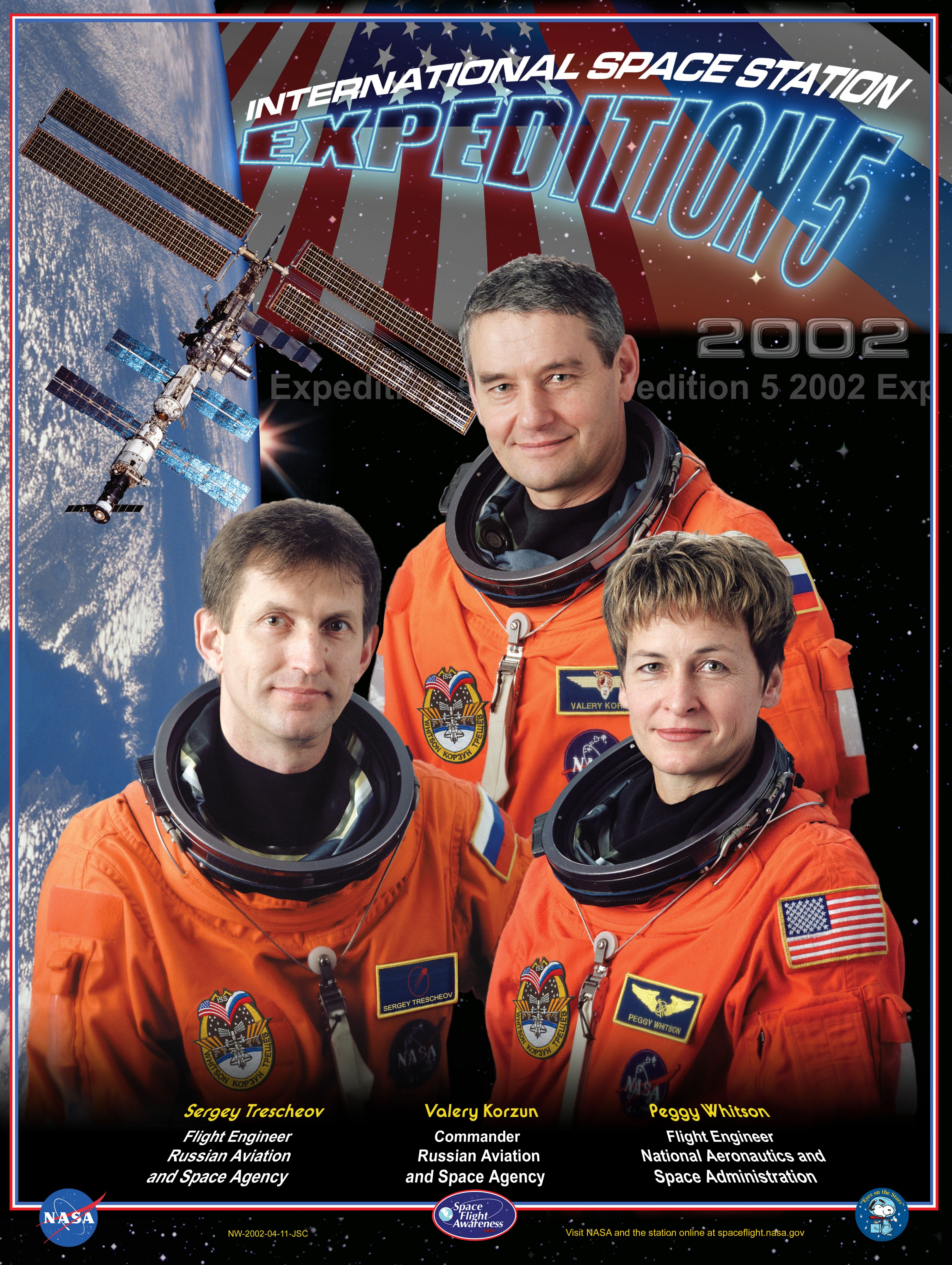 Expedition 5 crew poster