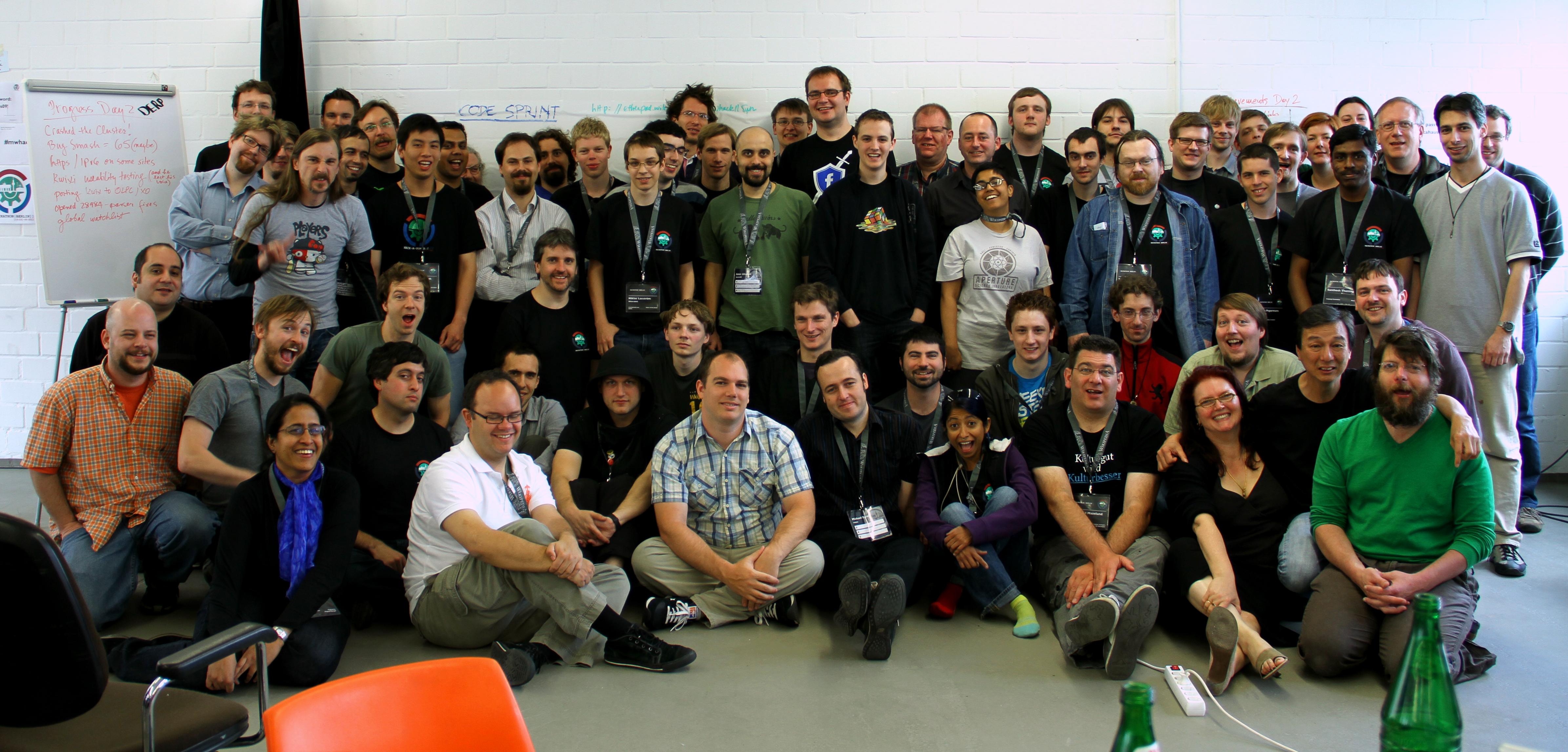 Wikimedia Hackathon Berlin 2011 group photo