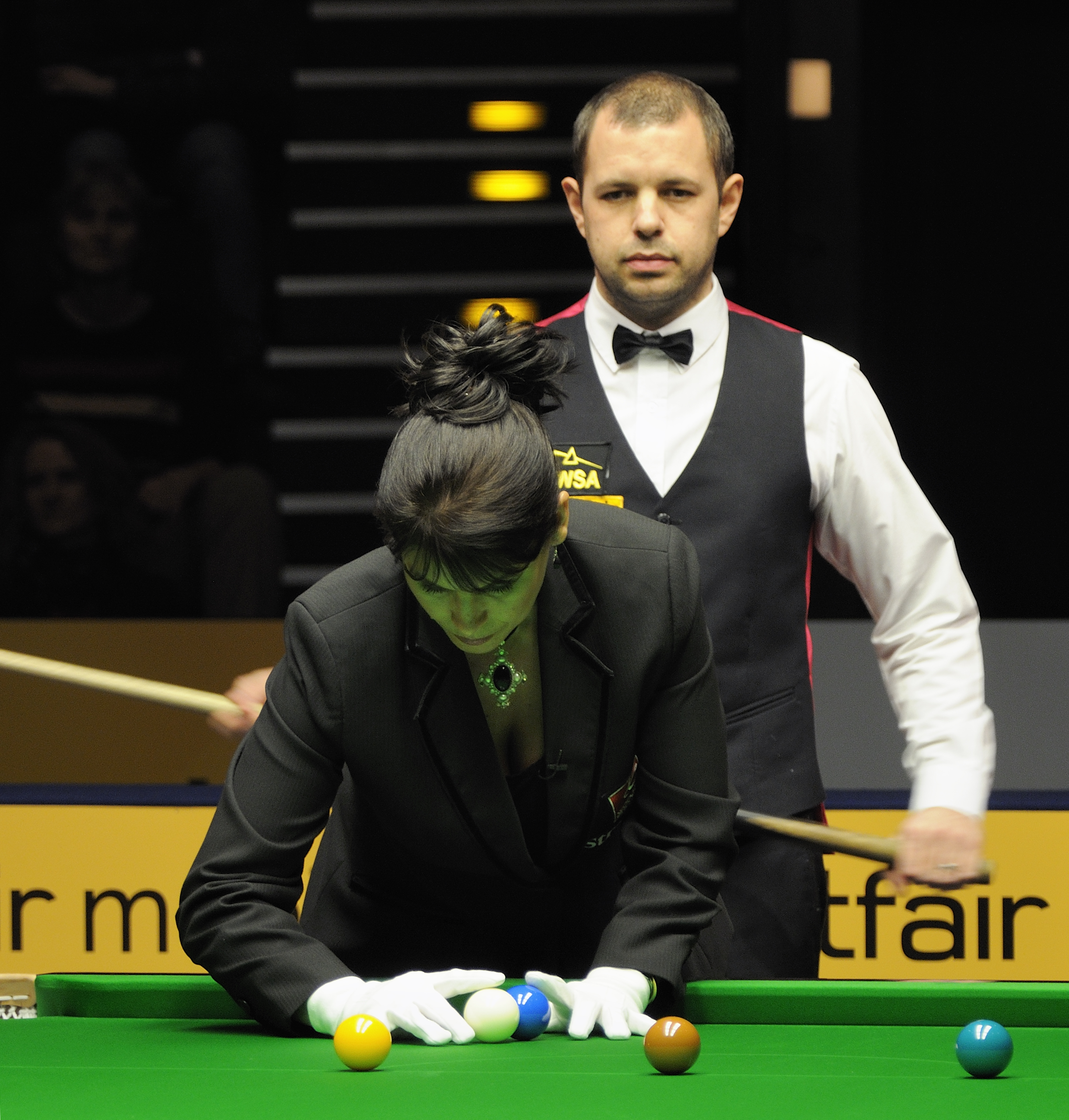 Barry Hawkins and Michaela Tabb at Snooker German Masters (DerHexer) 2013-02-02 6