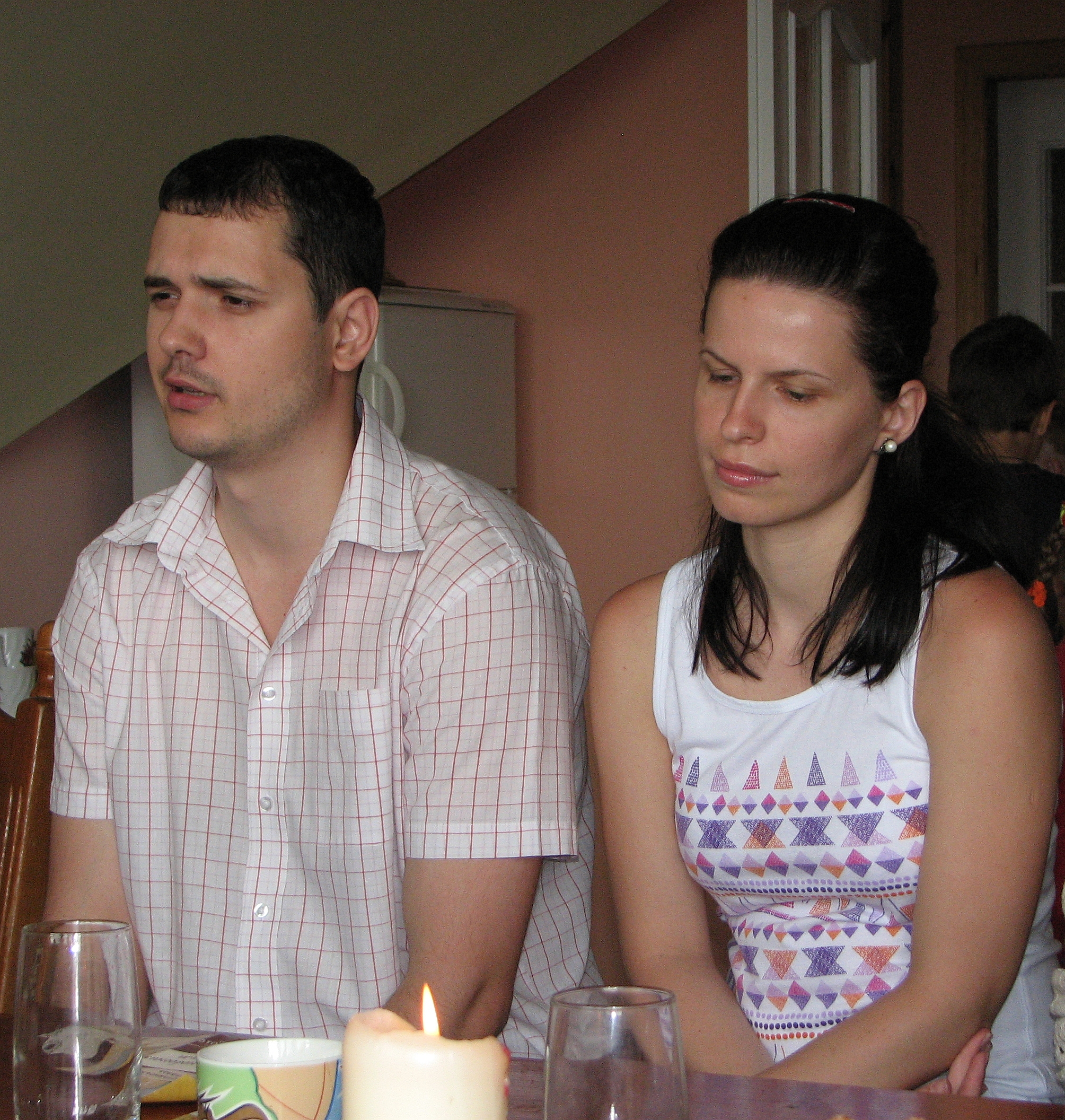 A young family at a meeting of Catholic married couples, picture 19