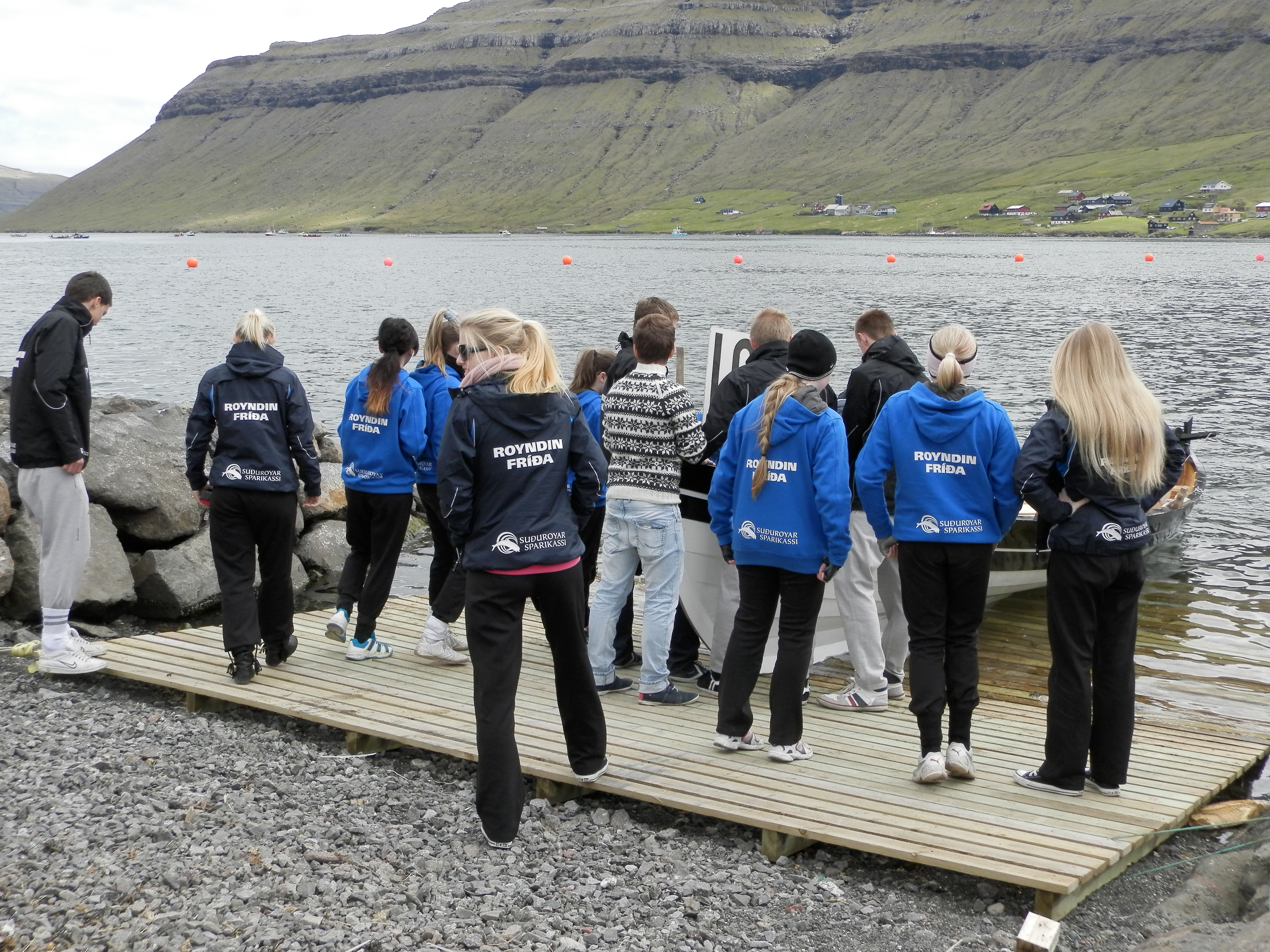 Faroese Rowers from Vags Kapprodrarfelag 2012