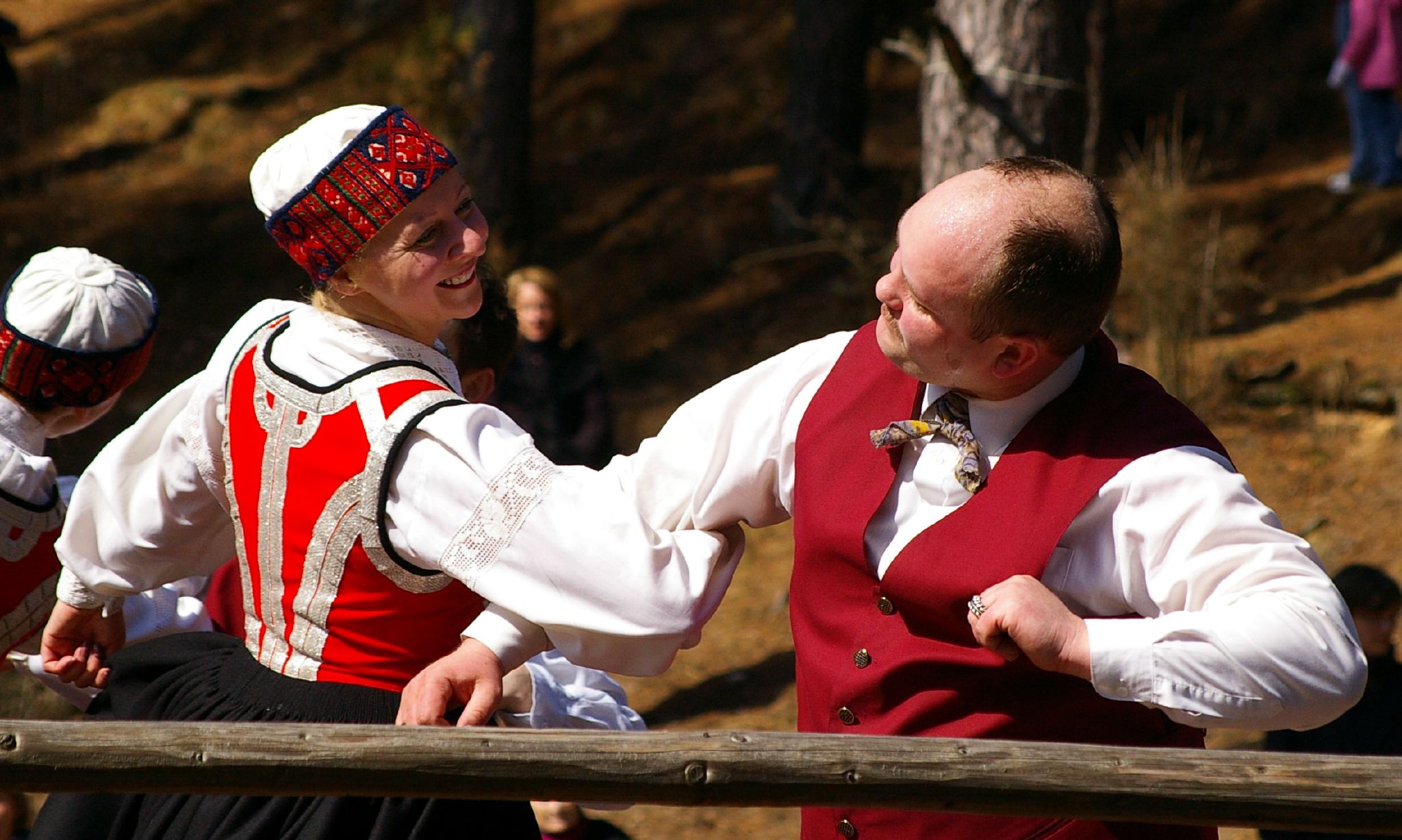 Folk dancers 3, Riga, Latvia, April 06