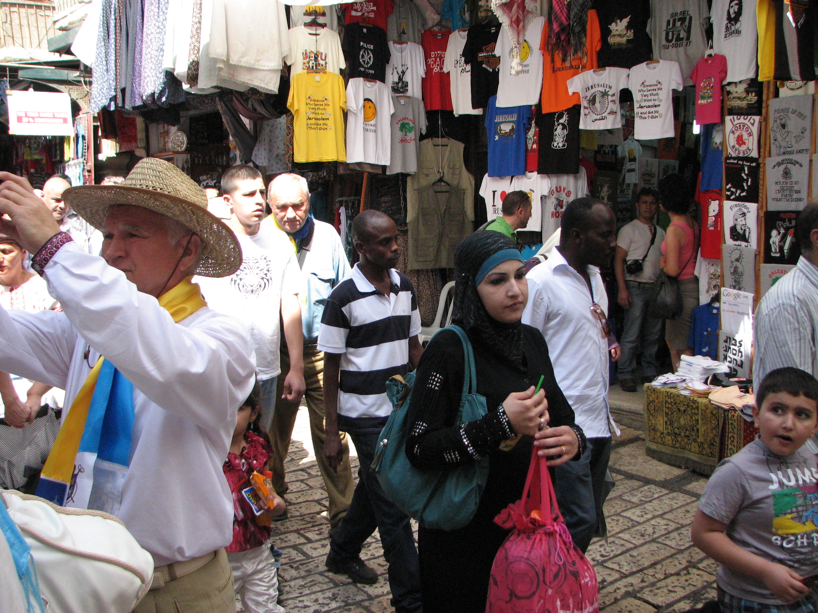 People in the street of Jerusalem, Israel, 2011, photo 32
