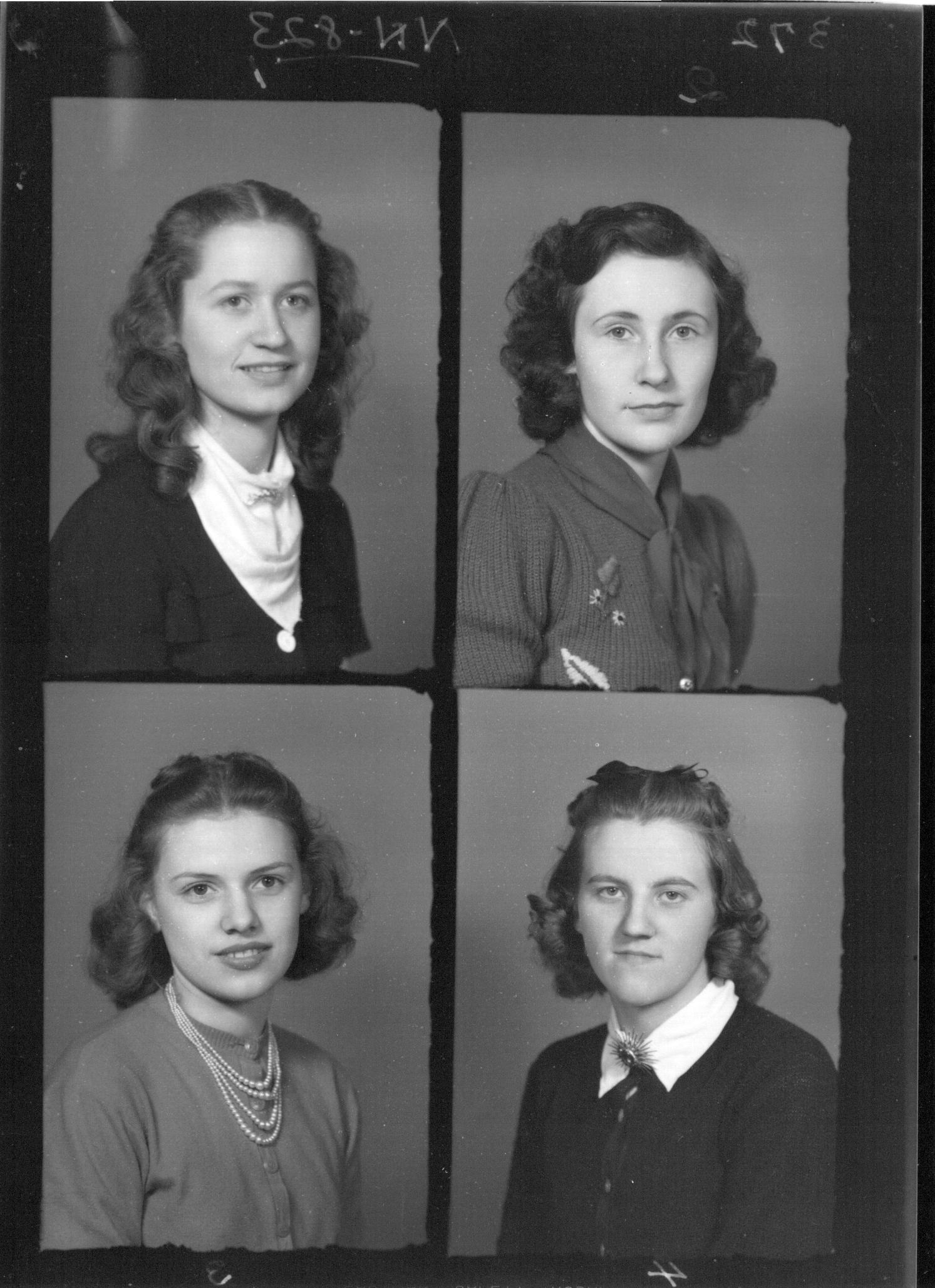 McGuffey High School yearbook portraits 1940 (3192625884)