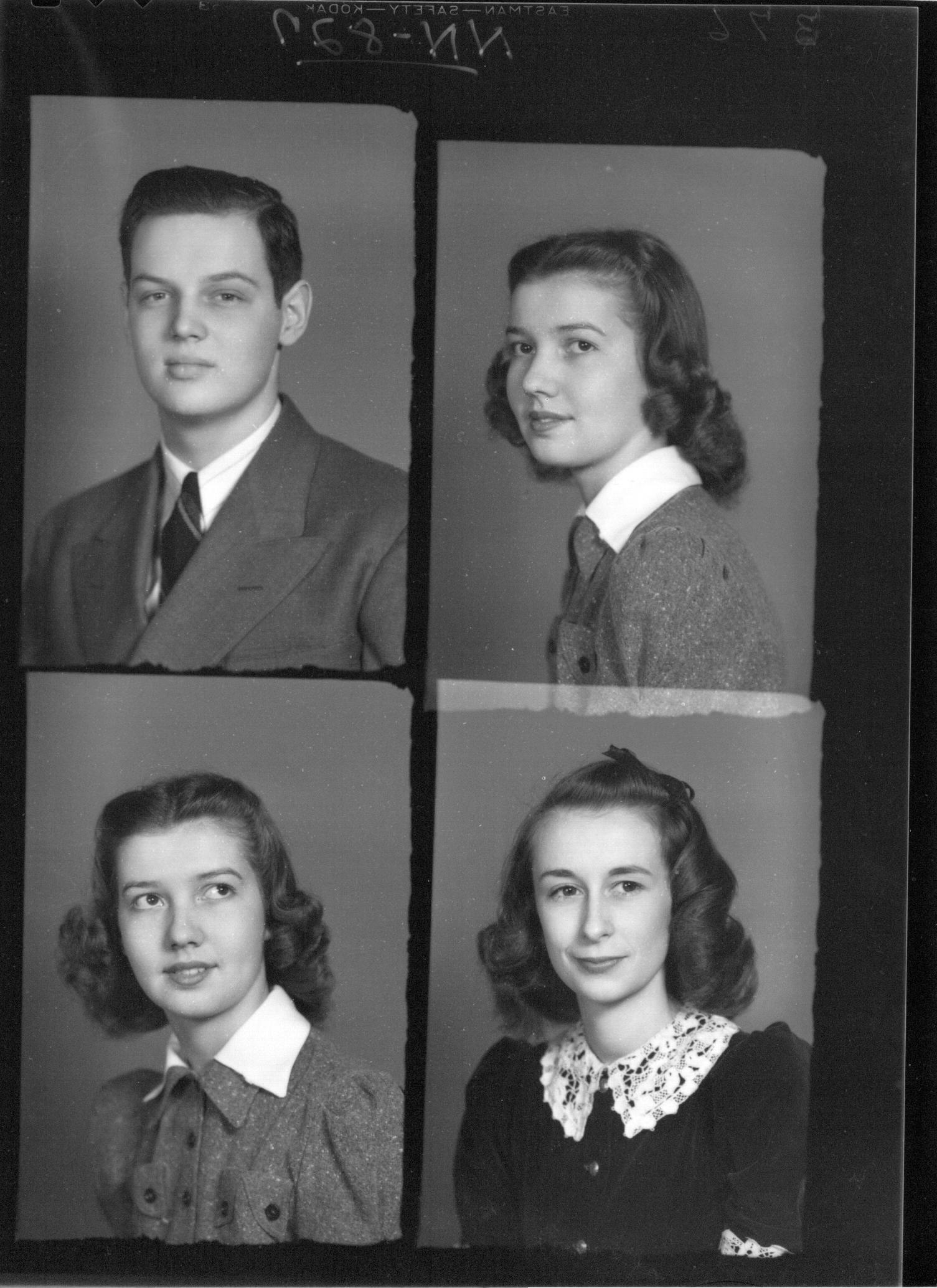 McGuffey High School yearbook portraits 1940 (3192755922)