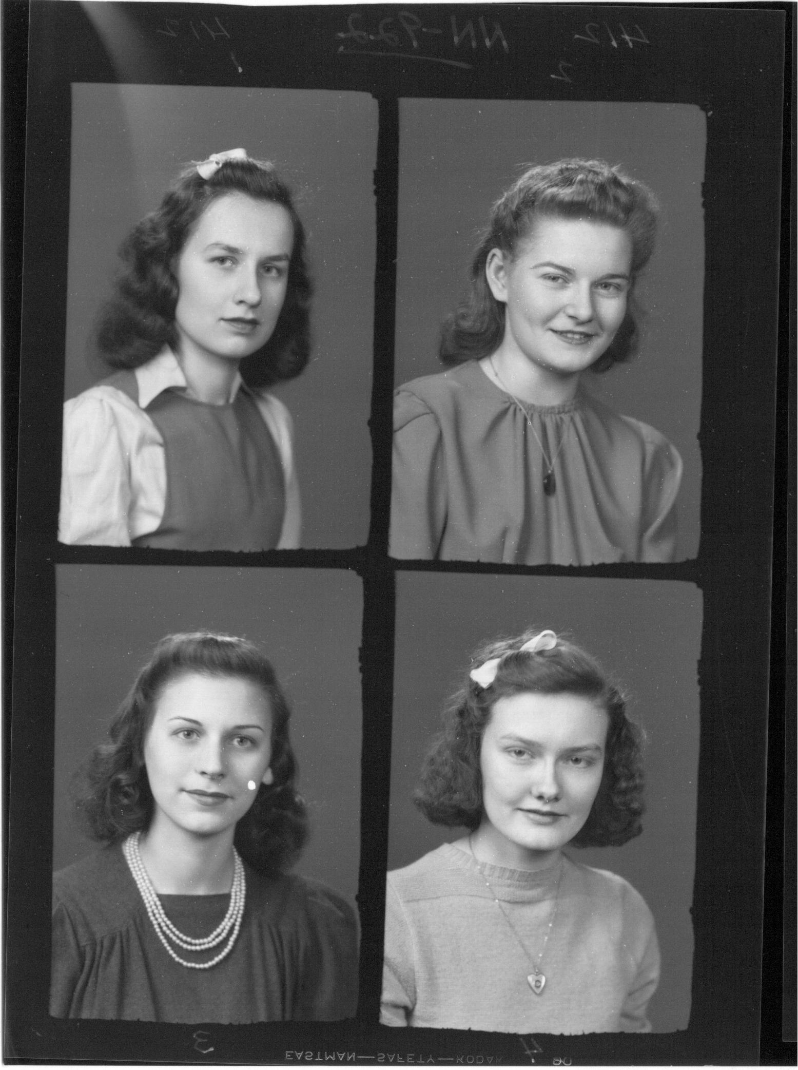 McGuffey High School yearbook portraits 1942 (3192300952)