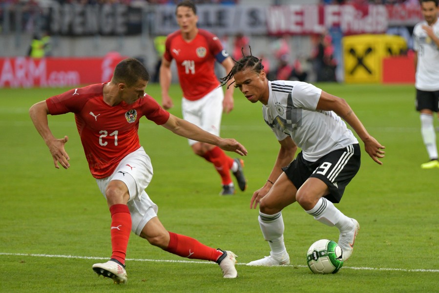 20180602 FIFA Friendly Match Austria vs. Germany Lainer Sané 850 0881