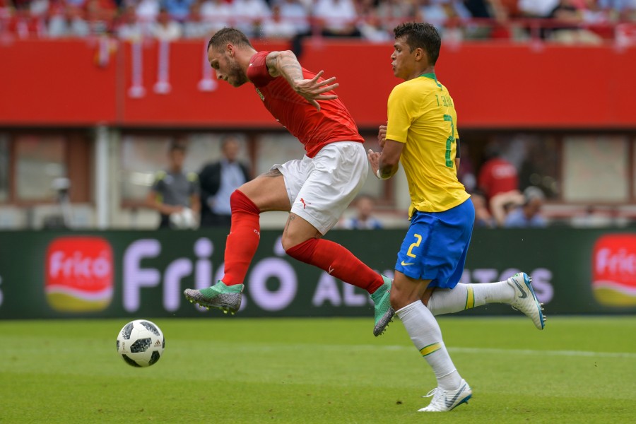20180610 FIFA Friendly Match Austria vs. Brazil Arnautović Thiago Silva 850 2032