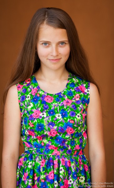 a cute 15-year old girl photographed in July 2015, picture 15