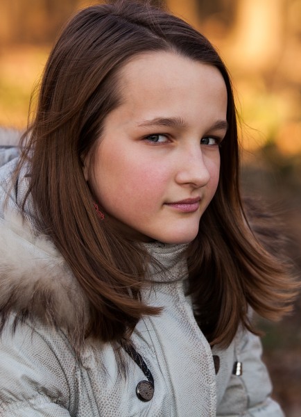 a stunningly beautiful young Roman-Catholic girl photographed in December 2013, picture 7