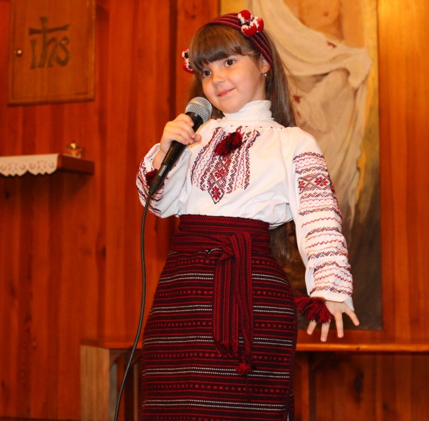 an amazingly cute brunette Catholic child girl in a Catholic kindergarten, photo 3