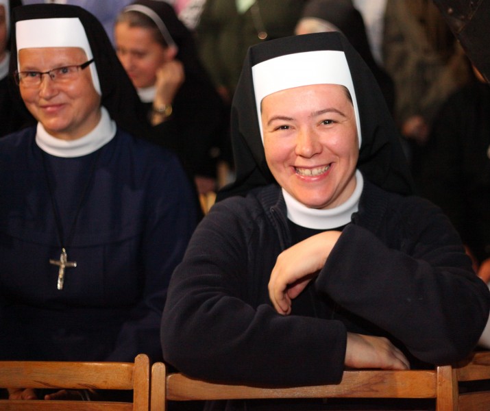 Catholic nuns during a celebration