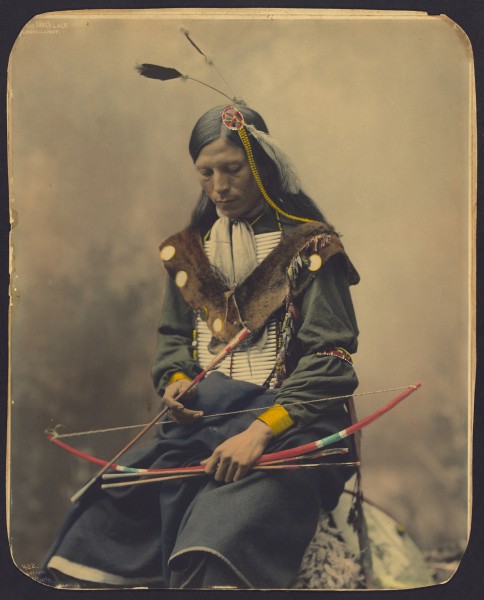 Chief Bone Necklace-Oglala Lakota-1899 Heyn Photo