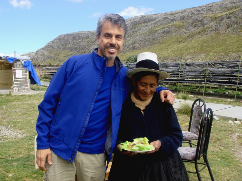 Chris Kilham with Dona Sophia - Peruvian Highlands by Zoe Helene