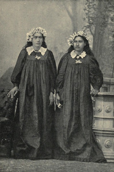 Funeral Costumes, Tahiti, by Coulon